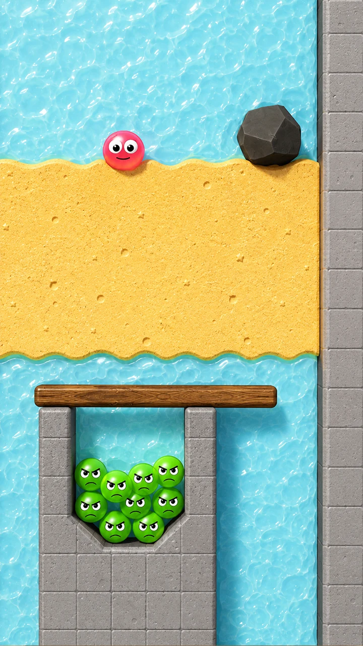 Sand Eater: Physics Puzzle screenshot