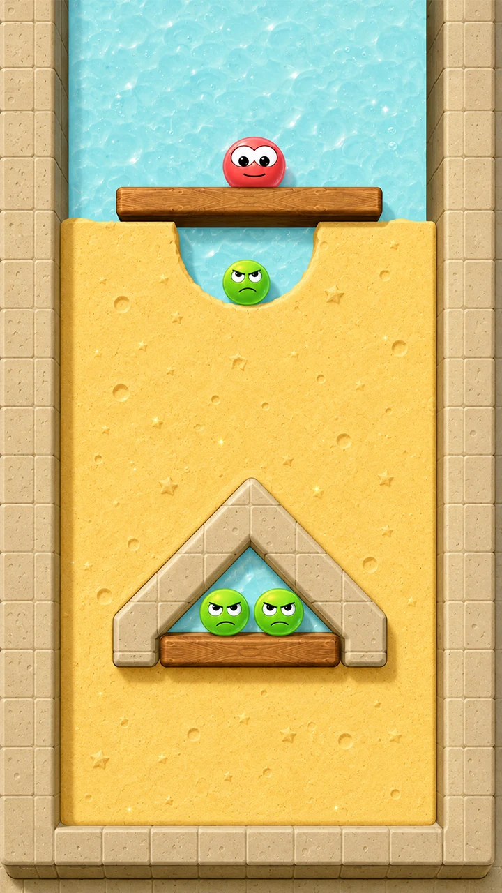Sand Eater: Physics Puzzle screenshot