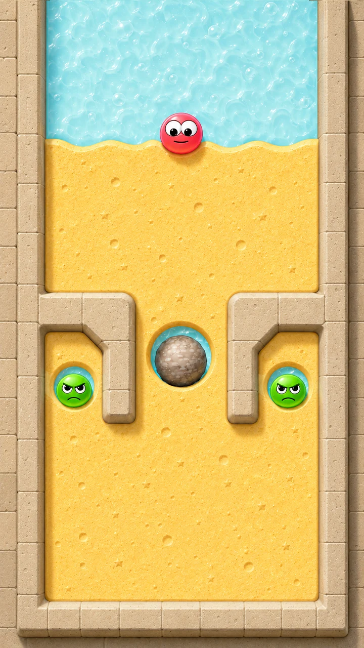 Sand Eater: Physics Puzzle screenshot
